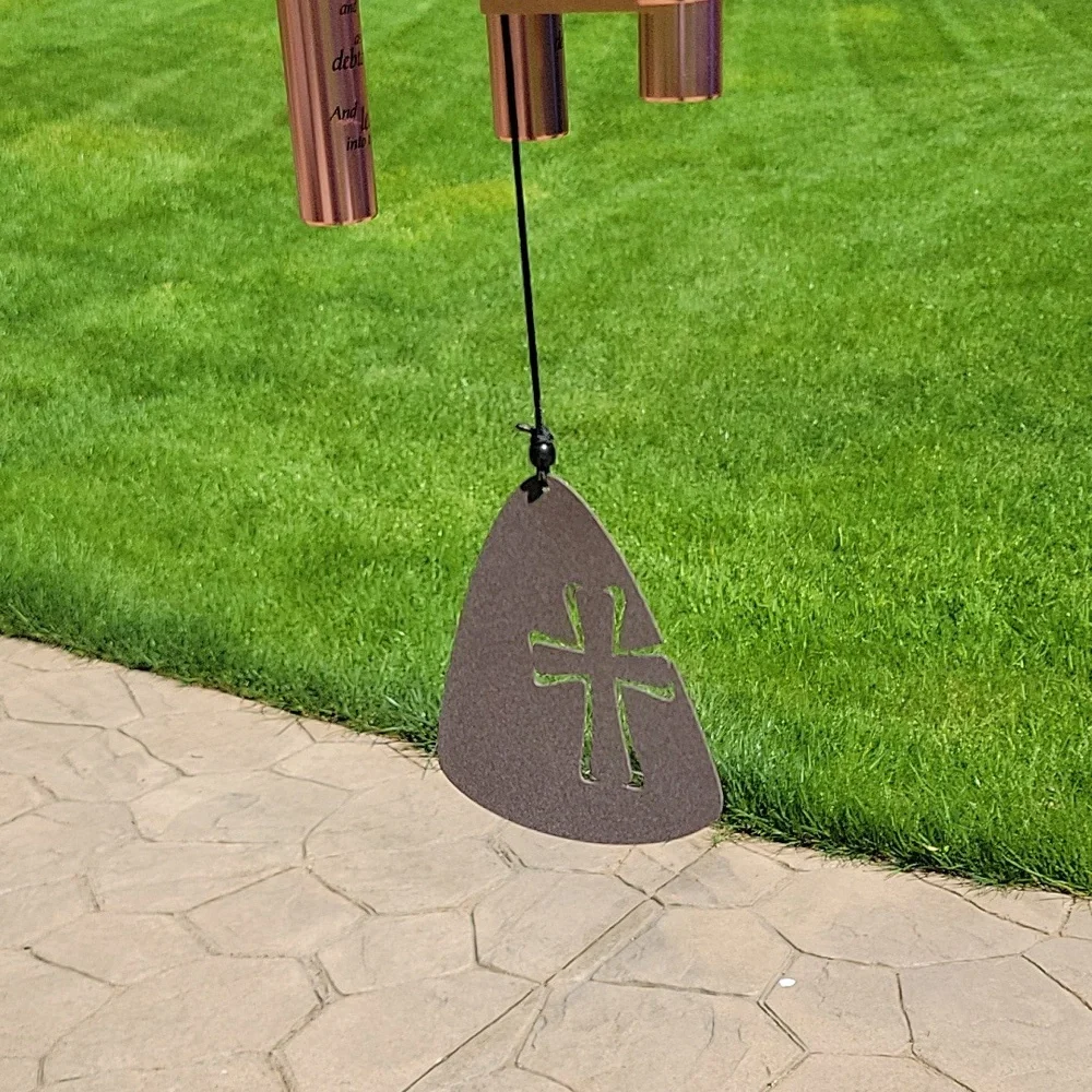 Wind Chime with Black Accents. New Inbox. Copper - Picture 5 of 6